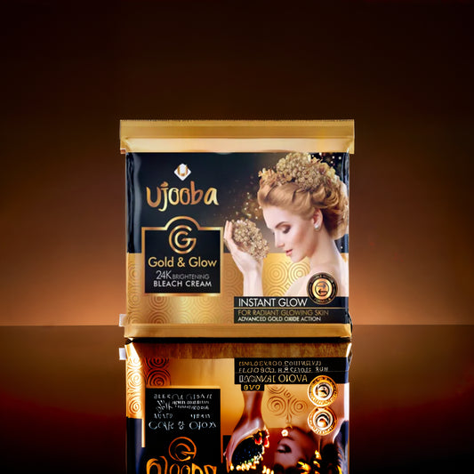 Ujooba Gold & Glow 24K Brightening Bleach Cream - Ujoobabeauty