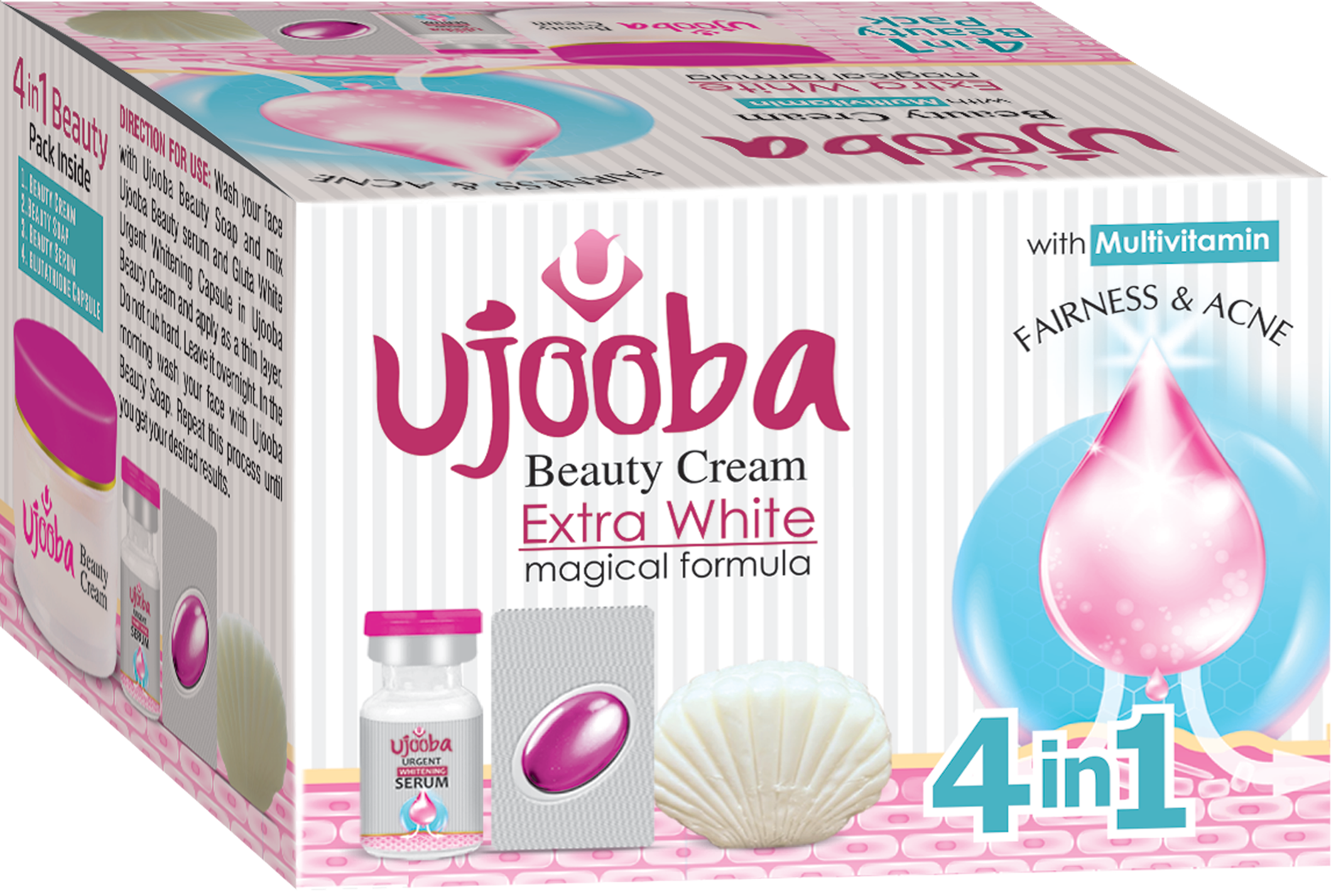 4 in 1 Beauty Combo 34g - Ujoobabeauty